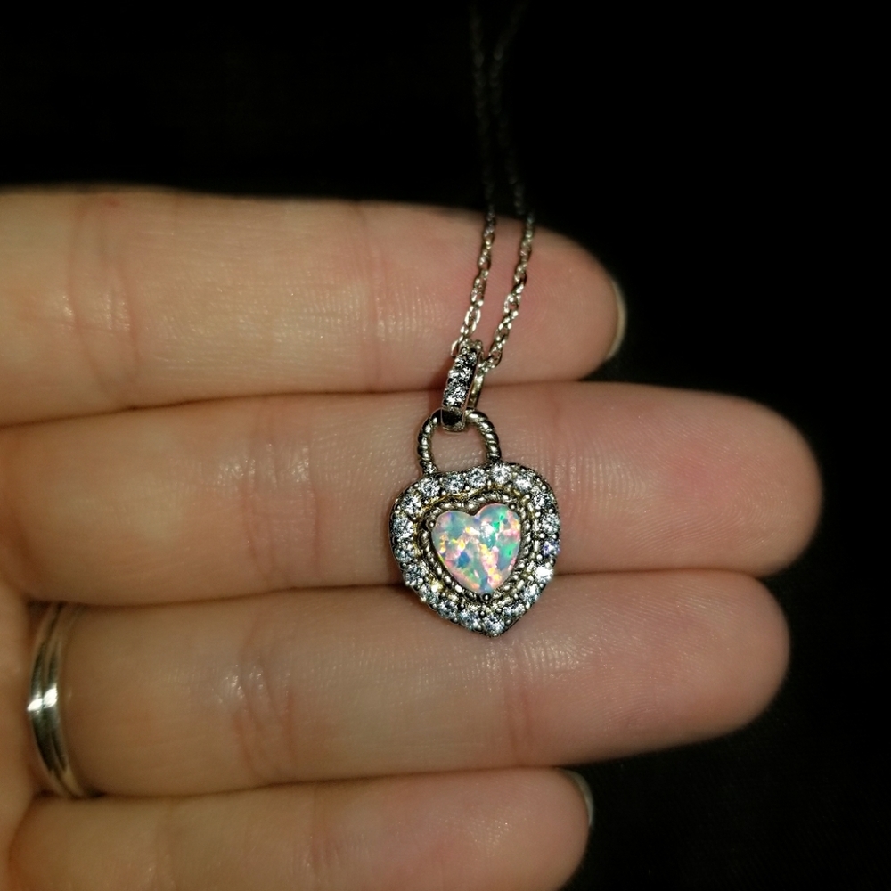 Opal Topaz Necklace 🦋